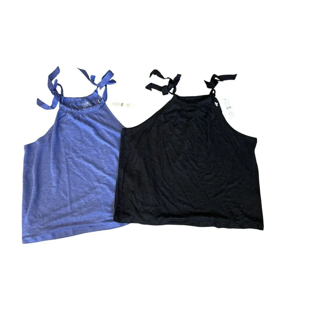 NWT J. Crew Bundle Linen Tops, set of 2